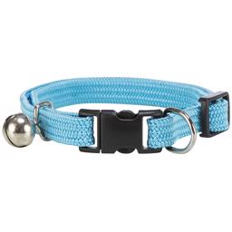 Trixie Cat Collar i Elastic Light Blue